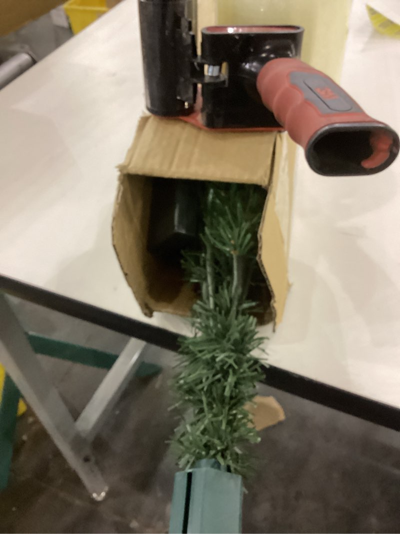 Condition photo showing As Is for 3FT Small Christmas Tree?Mini Artificial Christmas Tree with Lights for Office,Desk,Indoor, Outdoor, Holiday Xmas Party Decoration, Easy Setup Green