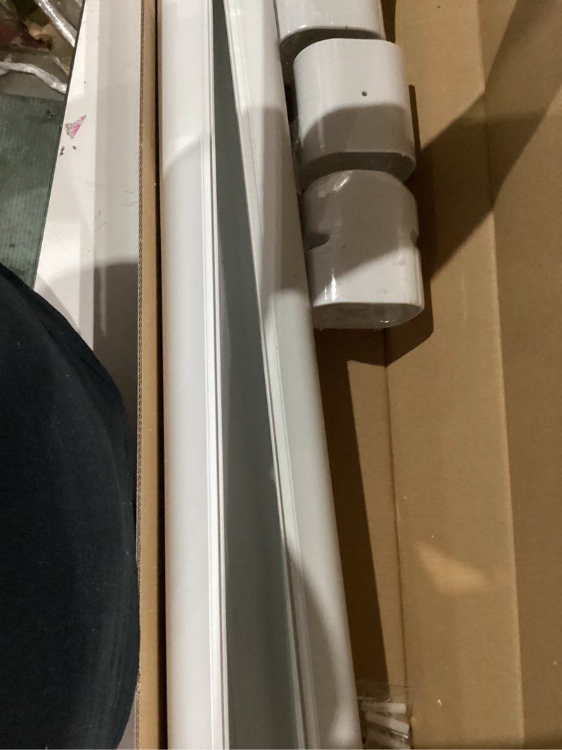 Condition photo showing As Is for ductlessaire - mini split line set cover kit - paintable mini split cover for air conditioner & mini split ac/heating system - durable protection - ideal for indoor & outdoor use (white, 3" x 7.5 ft) white 3 x 7.5 in