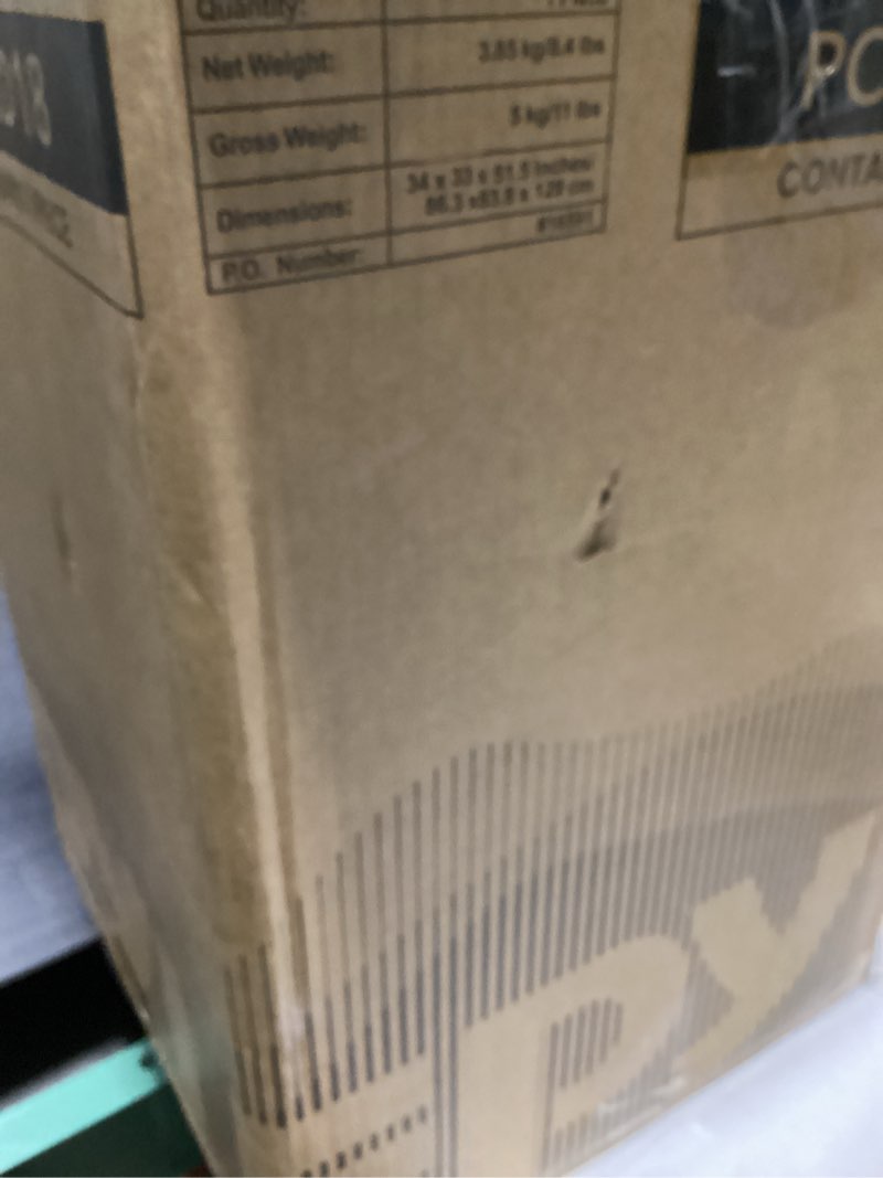 Condition photo showing As Is for Pyle Cajon-Wooden Percussion Box, with Internal Guitar Strings, Full Size, 12.0’’ x 12.0’’ x 18.0’’ (PCJD18)