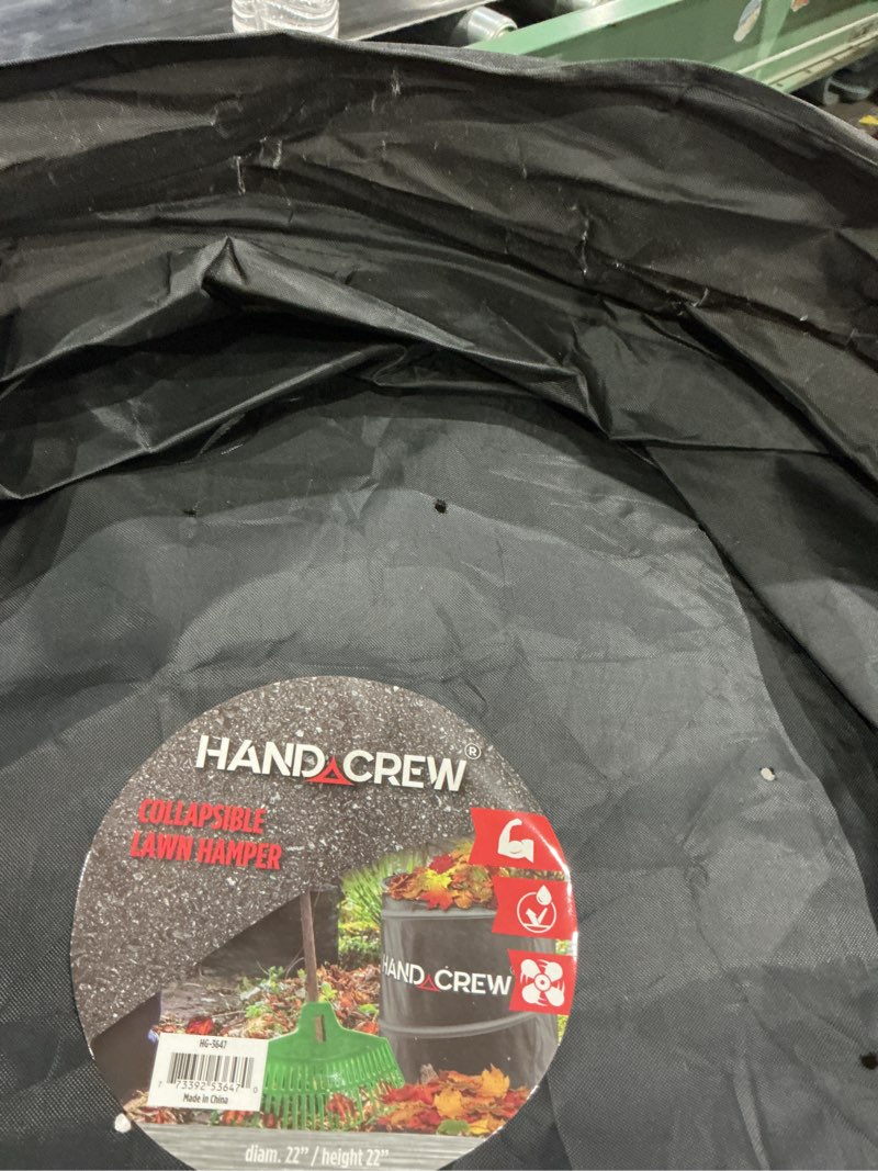 Condition photo showing As Is for handcrew leaf collection system