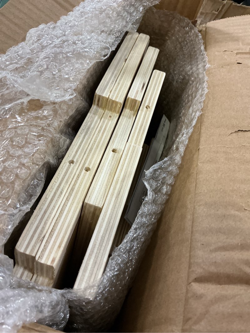 Condition photo showing Good Condition for plyo box - 3-in-1 wood plyometric jump platform (16"x12"x8") for home gym training - ideal for jumps, squats & conditioning-1 piece