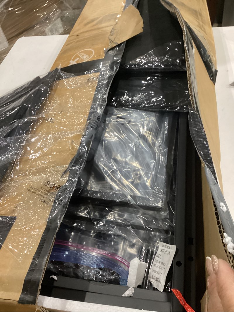 Condition photo showing As Is for olixis 9 drawers storage organizers units, closet organizers and storage for clothes, fabric storage drawer for living room, chest of dresser in 39.4" d x 11.8" w x 39.9" h, black black 39.4"d x 11.8"w x 39.9"h (9 drawers)