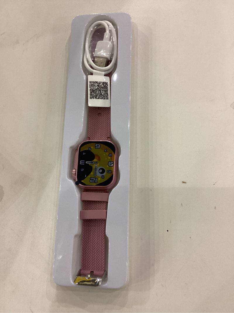 Condition photo showing Good Condition for Kids Smart Watch for Girls Ages 5-12 with 32 Games, HD Touch Screen, Camera, Video/Audio Recording, Music Player, Alarm Clock 12/24, Christmas Birthday Gifts Toys for Girls Ages 4 5 6 7 8 9 10 Pink