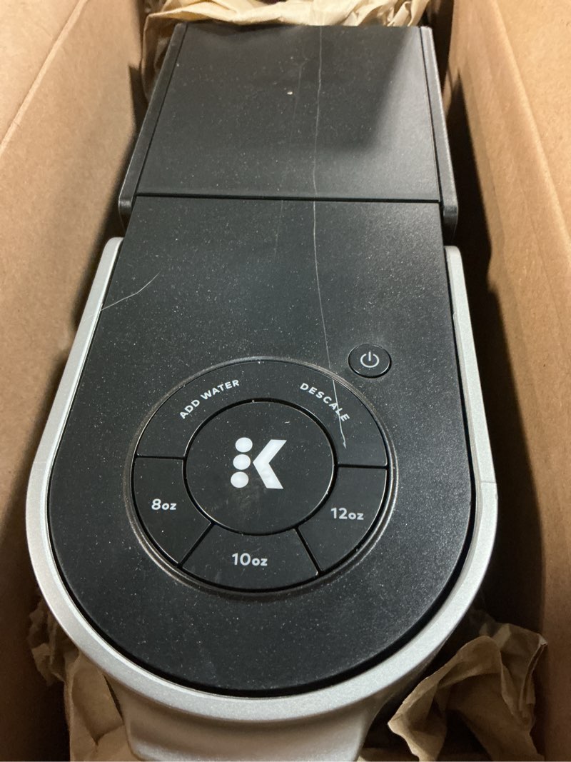 Condition photo showing As Is for Keurig K-Slim Single Serve K-Cup Pod Coffee Maker, Multistream Technology, 3 Brew Sizes, Slim and Sleek Design, 46oz Removable Reservoir, Black