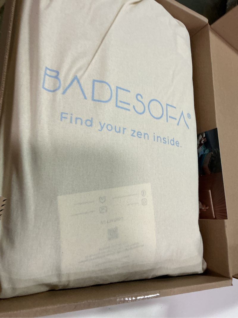 Condition photo showing Good Condition for BADESOFA® Luxury Seat Cushion for Bath | Premium-Quality Materials | Comfortable & Quick-Drying | Washable Bath Pillow in Ivory Pearl | Home Spa | Suitable for Bathtub, Steam Sauna & Hot Tub Ivory Pearl Seat