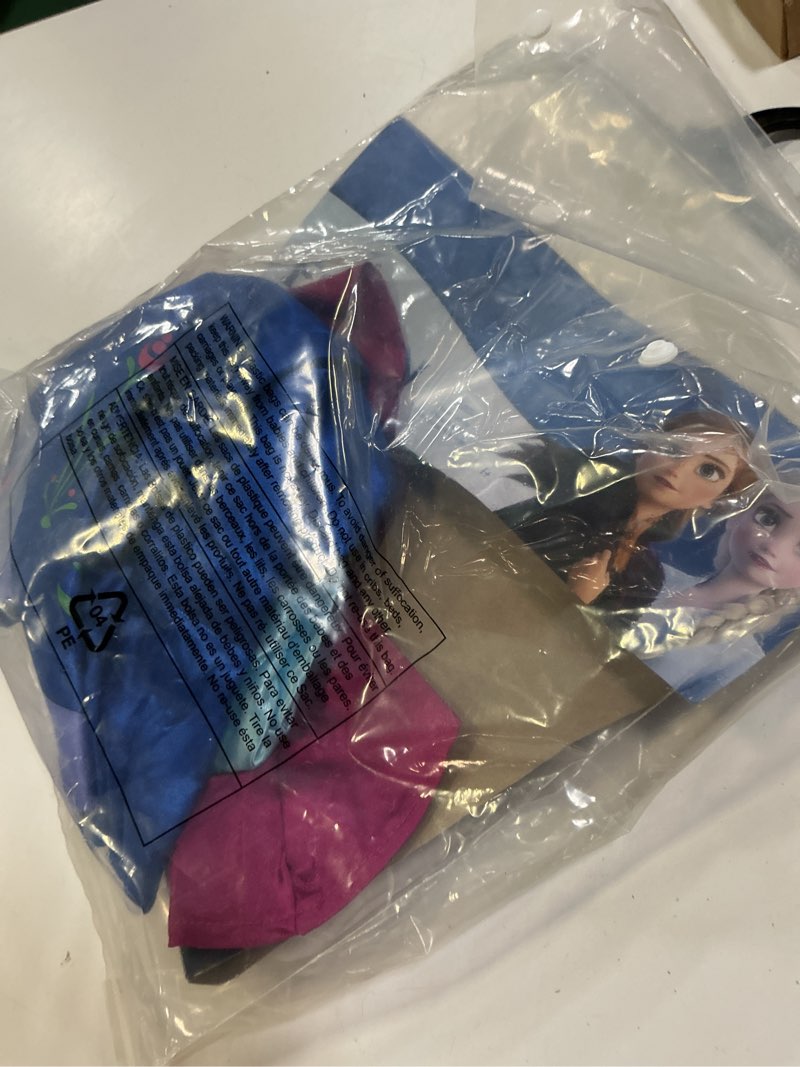 Condition photo showing Good Condition for disney frozen anna traveling infant costume, official frozen baby costume onsie with cape, size (12-18 months)
