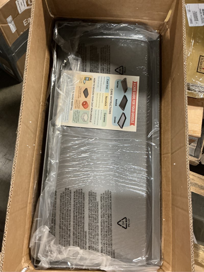 Condition photo showing New/Like New for griddle for camp chef 2 burner stove, flat top griddle fits camp chef accessories, 14 x 32'' outdoor cooking systems 32" x 14" x 2.5"