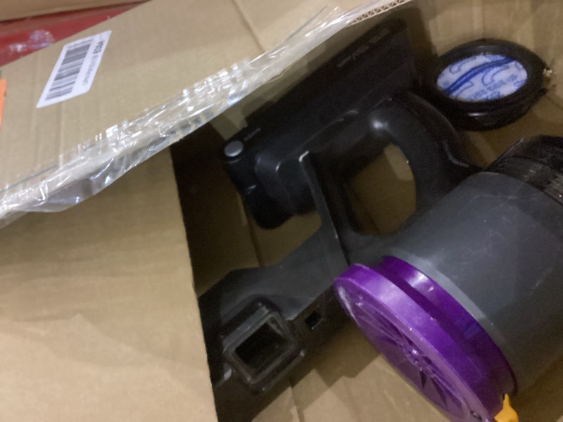 Condition photo showing As Is for Eureka Cordless Vacuum Cleaner Lightweight, Stick Vacuum Rechargeable for Hardwood, Pet Hair, Black, ReactiClean 410 Black NEC410BK