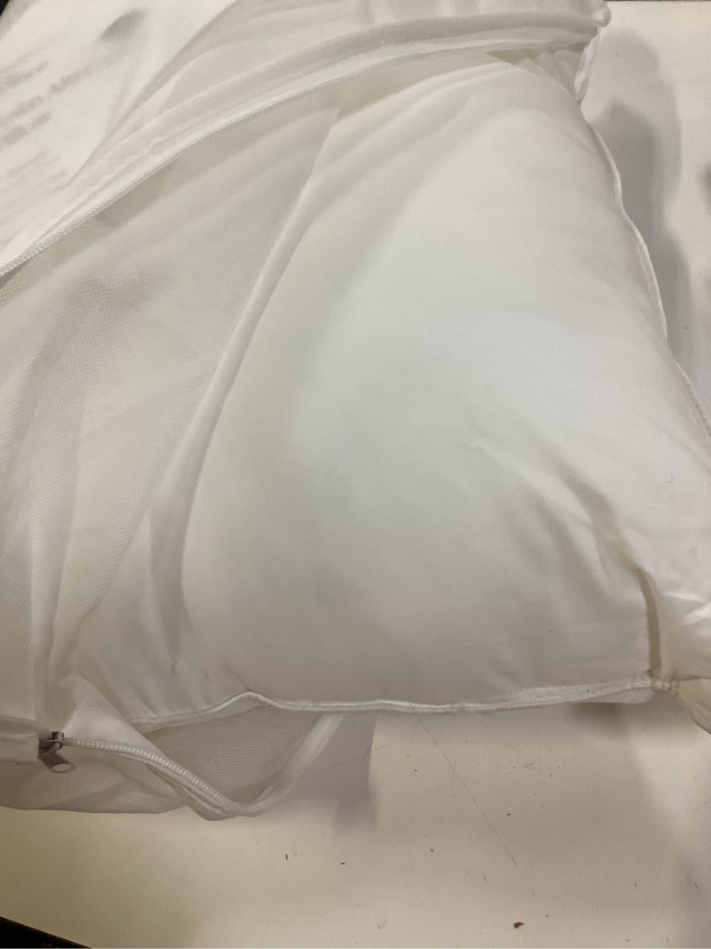 Condition photo showing Good Condition for quince home luxe goose down pillow soft/medium standard