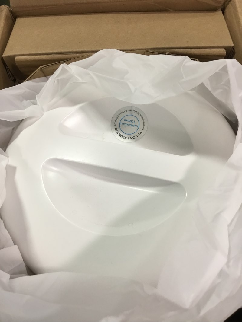 Condition photo showing As Is for PETLIBRO Automatic Cat Feeder with Camera for Two Cats, 1080P HD Video with Night Vision, 5G WiFi Pet Feeder with Phone APP Control, 2-Way Audio for Cat & Dog, Low Food & Motion & Sound Alerts White 5L -with Camera