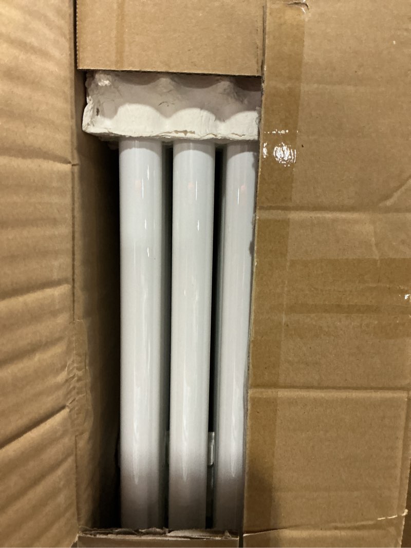 Condition photo showing New/Like New for 25 pack t8 fluorescent bulbs 4 foot, f32t8/865 fluorescent light bulb 48 inch 32 watt 6500k daylight 2500 lumens g13 base 25pcs t8 32w dl