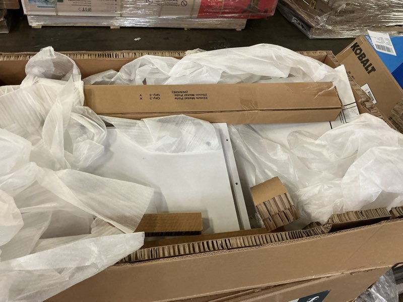 Condition photo showing As Is for Hartford 8ft White Closet Kit