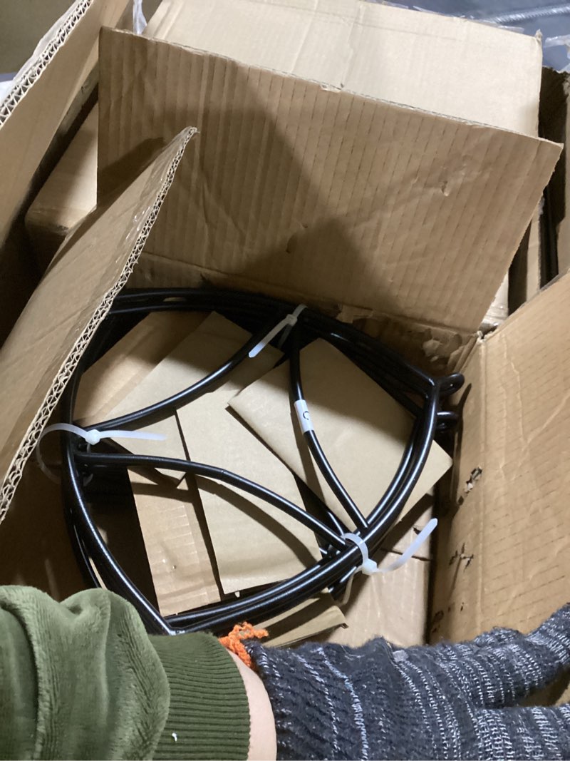 Condition photo showing Good Condition for Lodge 6-Tier, Kitchen and Pantry Cast Iron Cookware Storage Organizing Tower, Steel Construction, Matte Black , 32.67" x 20.19" x 6"