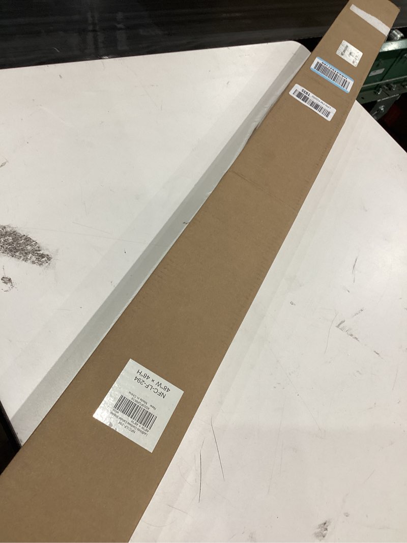Condition photo showing Good Condition for lazblinds cordless cellular shades, no tools no drill light filtering honeycomb shades pleated blinds for windows, 48'' w x 48'' h, white light filtering-white 48'' w x 48'' h