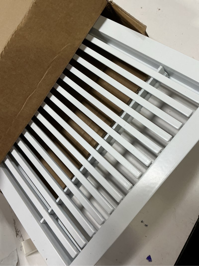 Condition photo showing Good Condition for linear bar air grille 24" x 8", aluminum air supply/return grilles,easy air flow,removable grille/door-hvac air vent cover,white[outer dimensions: 24.8"w x 8.8"h]