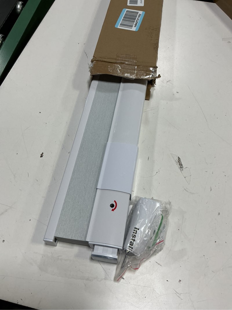 Condition photo showing Good Condition for no drill cellular shades for indoor windows, thermal insulating & noise reducing honeycomb blinds, free stop cordless blackout shades, white, 26 1/2" w x 64" h 26 1/2"w x 64"h white(blackout)