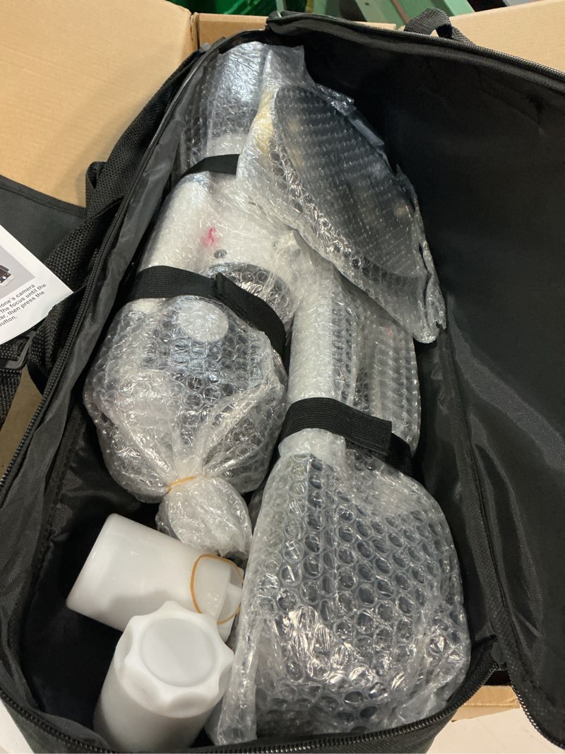 Condition photo showing Good Condition for Gskyer Telescope, 70mm Aperture 400mm AZ Mount Astronomical Refracting Telescope for Kids Beginners - Travel Telescope with Carry Bag, Phone Adapter and Wireless Remote.