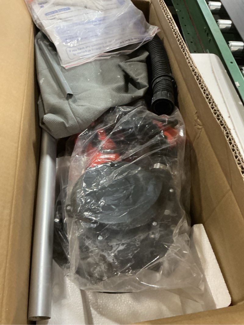 Condition photo showing As Is for Drywall Sander, 1000W Popcorn Ceiling Removal Tool, Automatic Drywall Sander with Vacuum Dust Collection, LED Light, 6 Variable Speed 800-2200RPM, Foldable & Extendable Handle,15Pcs Sanding Discs