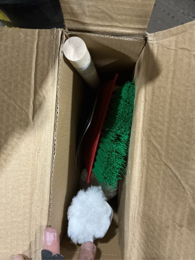 Condition photo showing As Is for Melissa & Doug Dust Sweep Mop 6-Piece Pretend Play Set, Toddler Toy Cleaning, Pretend Play Home Cleaning, Kids Broom and Mop Set for Ages 3+ Dust! Sweep! Mop!