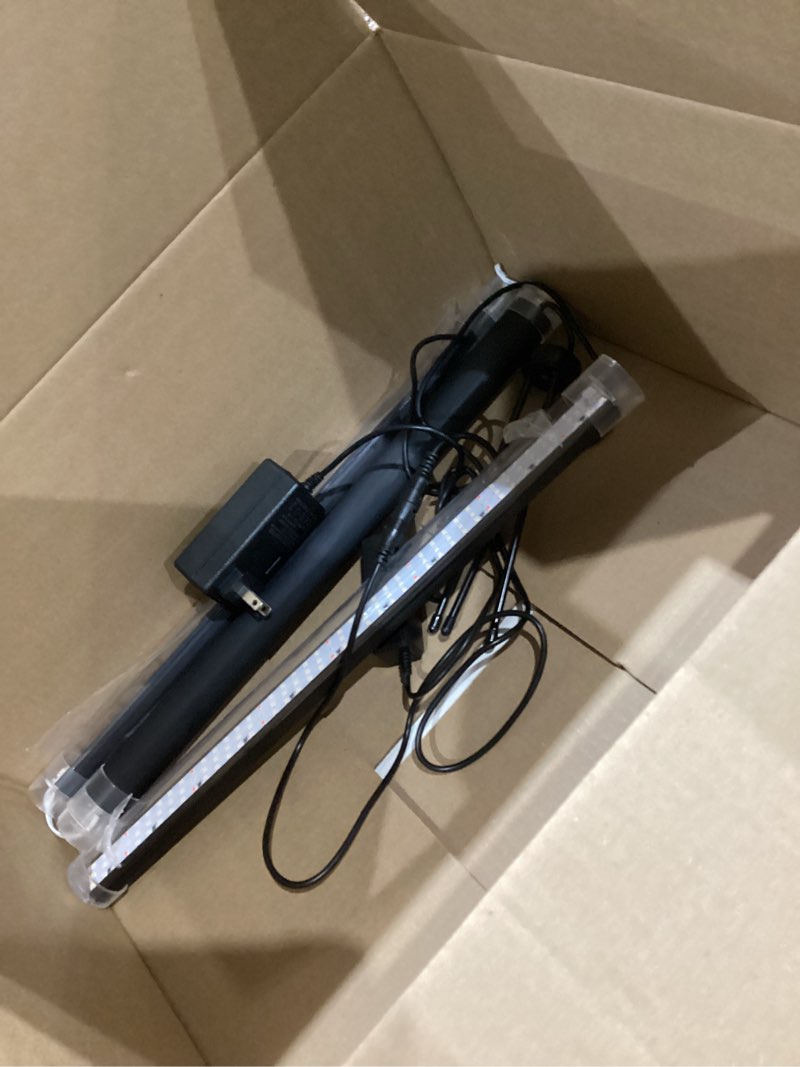 Condition photo showing Good Condition for super-bright 48" t10 plant lamp, 6000k full spectrum standing grow light, 3 modes & 5 dimming levels, timer 4/8/12h,12v/3a high power output for large & tall indoor plants