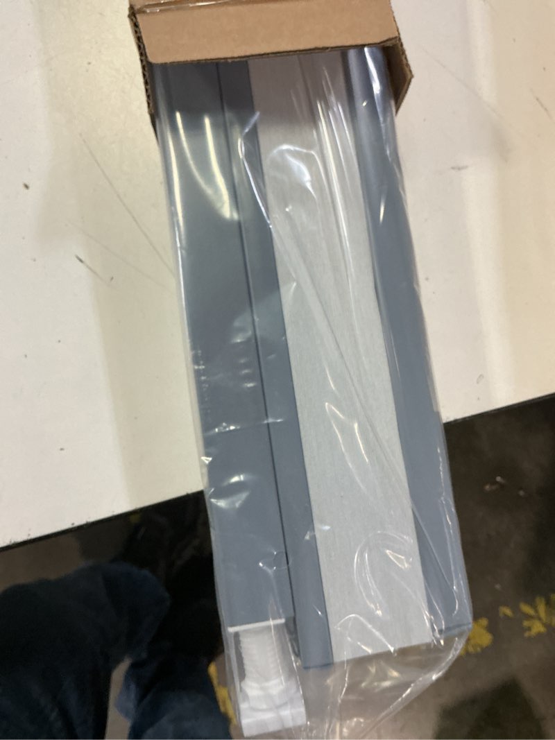 Condition photo showing Good Condition for lazblinds upgraded top down bottom up (tdbu) honeycomb blinds, no drill no tools easy install cordless cellular shades for windows 28" w x 64" h, dark grey - blackout blackout - dark grey 28"w x 64"h