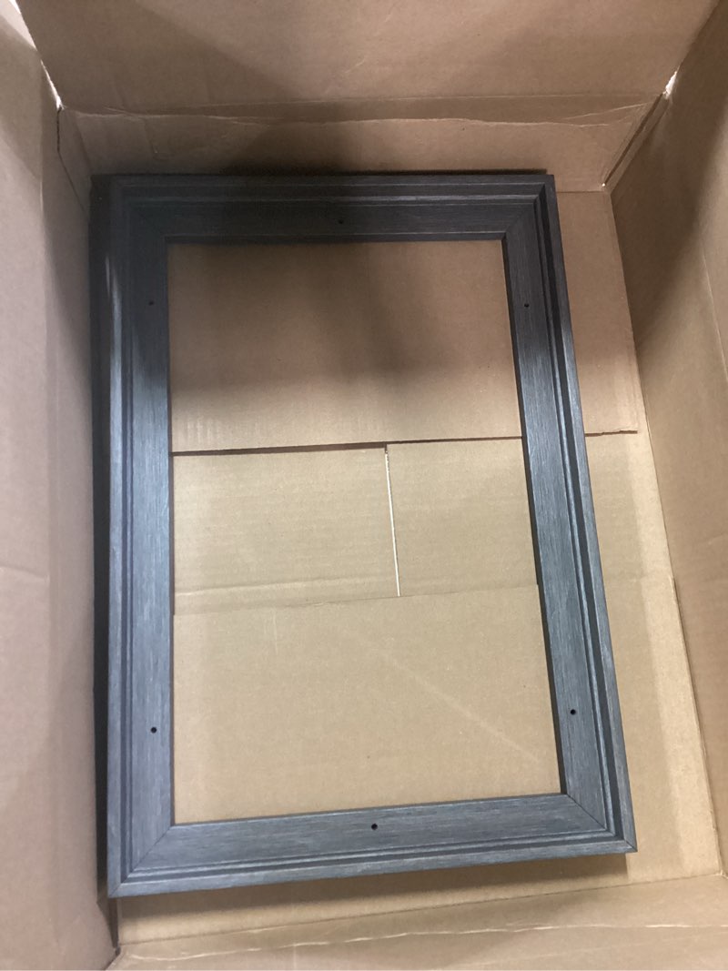 Condition photo showing Good Condition for pixy canvas floater frame 12x18 for 3/4 (0.75) inch deep canvas paintings/canvas prints/wood canvas panels/wall art/wall decor/home decor/artwork (rustic gray, 12 x 18 inch, portrait)