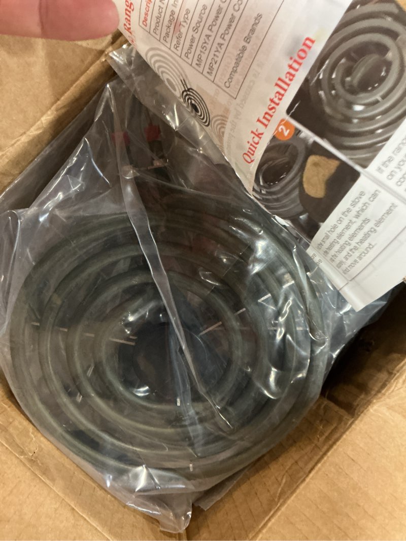 Condition photo showing New/Like New for s-union 4 pack mp22ya electric range burner element unit set - 2 pcs mp15ya 6" and 2 pcs mp21ya 8" replacement for hardwick & kenmore & maytag & norge & whirlpool electric range stove