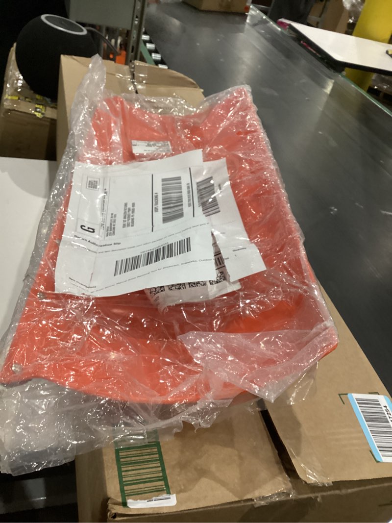 Condition photo showing Good Condition for (Similar color orange))Bully Tools Snow Shovel with Fiberglass D-Grip – Heavy Duty Wide Scoop and Push Shovel for Driveway, High Strength Steel Tool for Snow Removal with Sharp Edge, Sturdy Ergonomic D-Shape Handle - 22inch