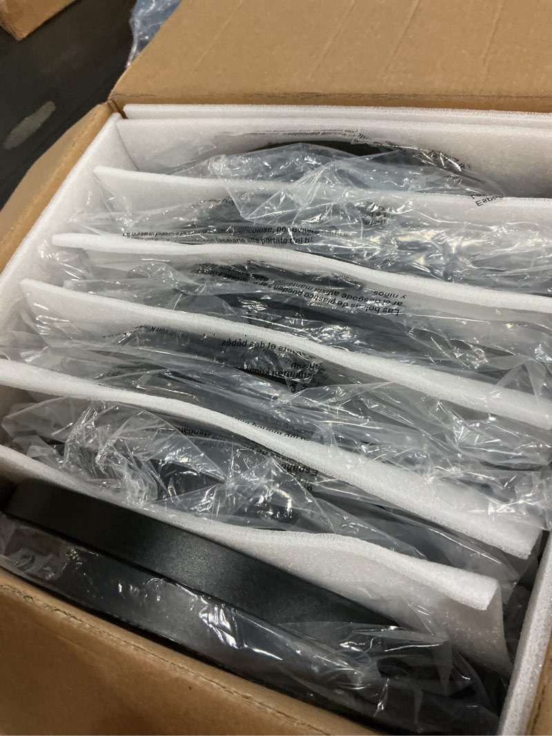 Condition photo showing New/Like New for 12pk 12inch led flush mount ceiling light,24w,2640lm,2700k/3000k/4000k/5000k/6500k cct selectable,super slim low profile led ceiling light for bedroom,kitchen,hallway,living room,black 12pk black