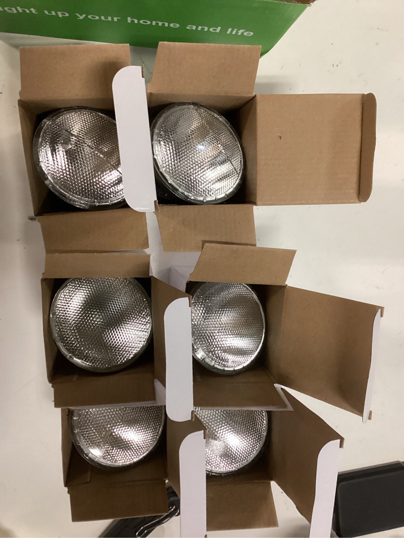 Condition photo showing As Is for vinaco par30 flood light 50w, 6 pack high brightness 650lm par30 halogen long neck dimmable,par30l flood 50 watt 3000k warm white, long lasting par 30 50w 120v flood long neck with e26 base 50.0 watts