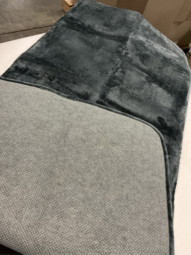 Condition photo showing Good Condition for acomopack baby play mat area rug for living room 1.3" thick memory foam 59"×71" dark grey- non-slip bottom for kid, toddler, tummy time crawling mat for floor, soft velvet nursery rugs, yoga dark grey 59×71"?4'11"×5'11"?