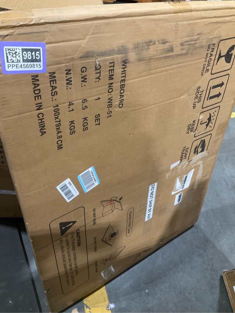 Condition photo showing New/Like New for Large Whiteboard, 60 X 36 Inches Big Whiteboard for Wall, Dry Erase White Board for Office Home & School