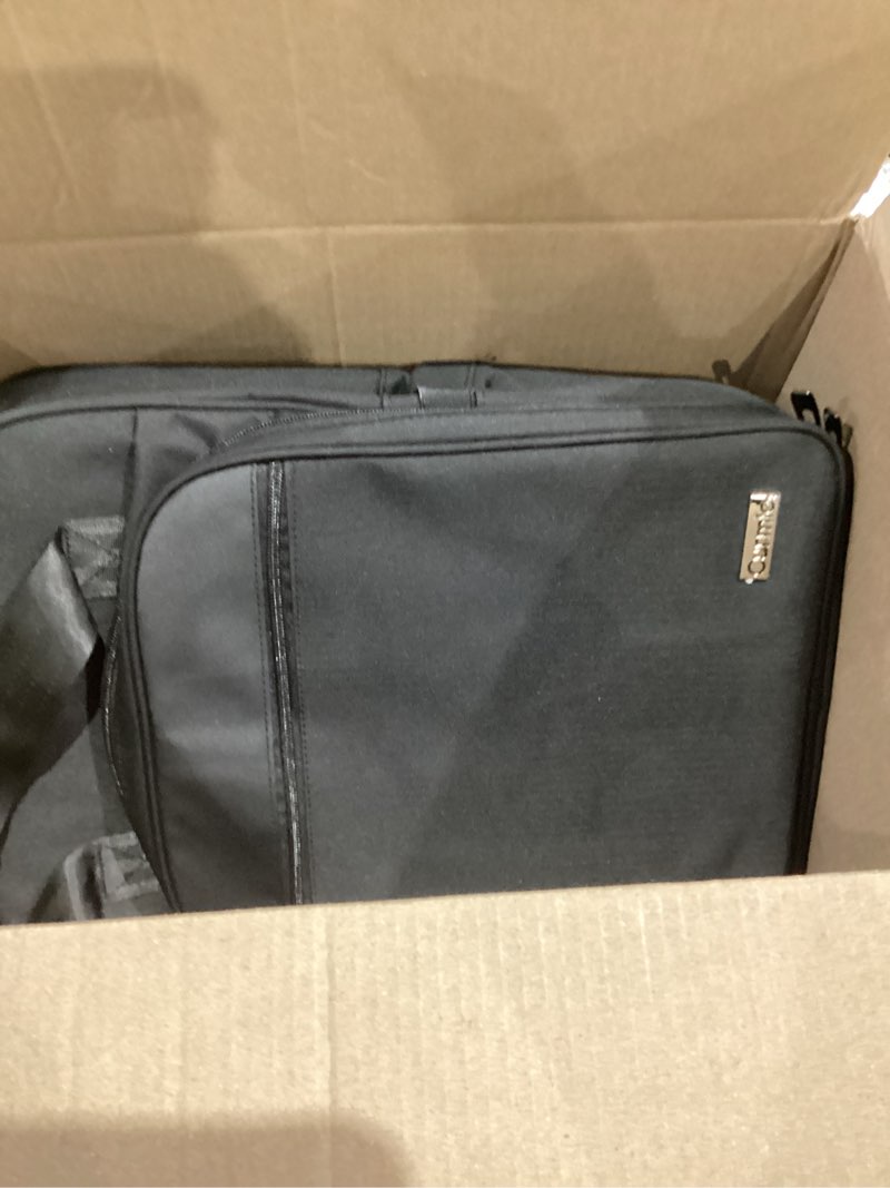 Condition photo showing As Is for AS IS……..CURMIO Bartender Bag Travel Bartender Kit Backpack with Padded Compartments for Wine and Bar Tools Set, Bartender Carrying Bag for Home Indoor Outdoor Patio Party, Black, Bag Only, Patent Pending