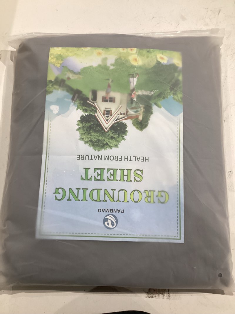 Condition photo showing New/Like New for Grounding Sheets Queen 10% Silver Fiber and 90% Organic Cotton, Fitted Earth Grounded Bed Sheets for Improved Sleep (Deep Grey, Queen - 60"x80"x15") lgc7
