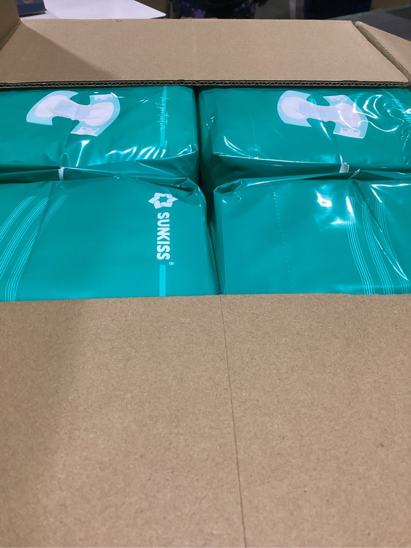 Condition photo showing Good Condition for SUNKISS TrustPlus Adult Diapers with Maximum Absorbency, Unisex Disposable Incontinence Briefs with Tabs for Men and Women, Odor Control, XXLarge, 60 Count (4 Packs of 15) XXLarge (Pack of 60)