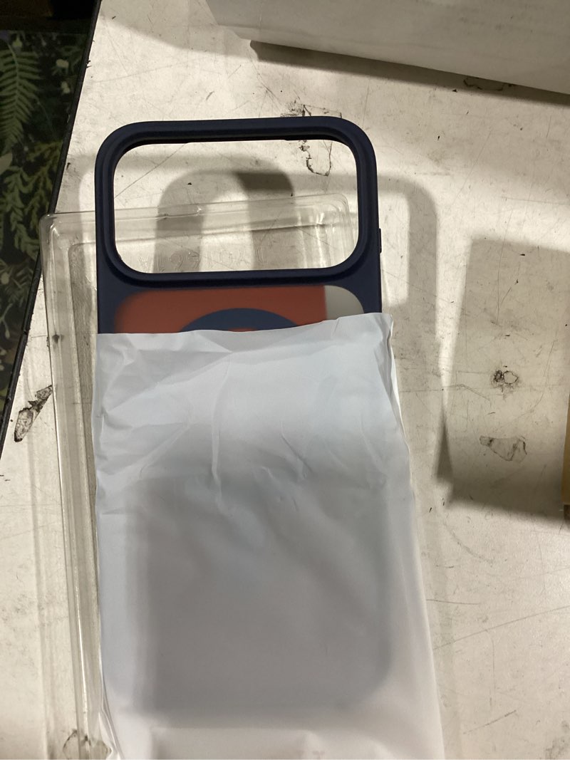 Condition photo showing New/Like New for torras stronger magnetic & shockproof for iphone 17 pro max case, fit for magsafe, mil-grade drop protection, camera control, diy button, slim for iphone 17 pro max phone case translucent deep blue