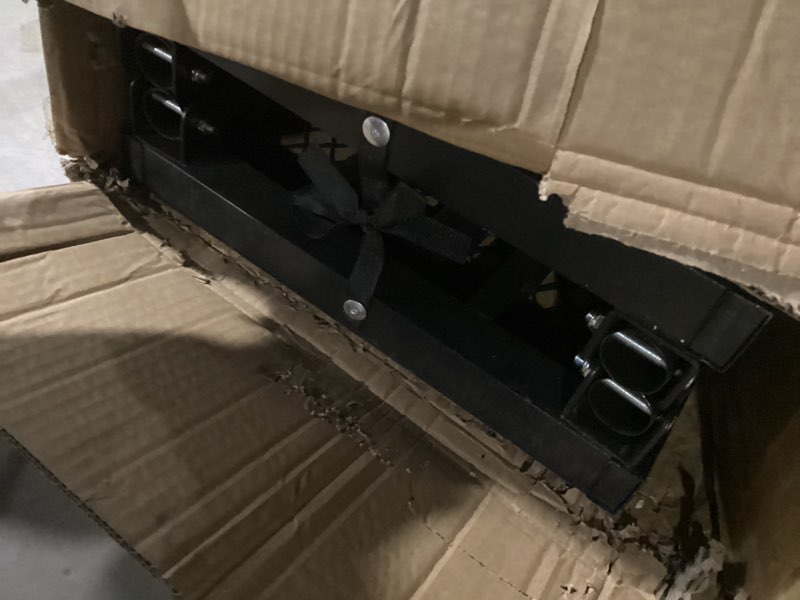 Condition photo showing As Is for scaffolding platform 15.75"x59.05" adjustable work platform support 660 lbs portable scaffold 5 gear adjust height 31 to 46 inches folding ladder step stool non slip for household&construction 59.05"x15.75"