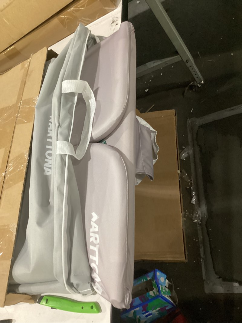 Condition photo showing New/Like New for Toddler Bed Rail with Night Light - Foldable Bed Side Rails - Fits for Most Beds Bed Rails for Full Size Bed, Queen Size Rails, Twin Rails - Portable Fence for Baby - 48inch Grey With Fish Image