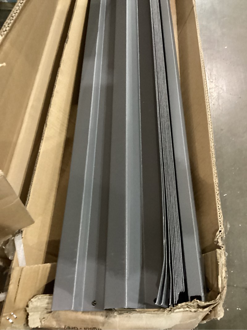Condition photo showing As Is for  slat wall panels