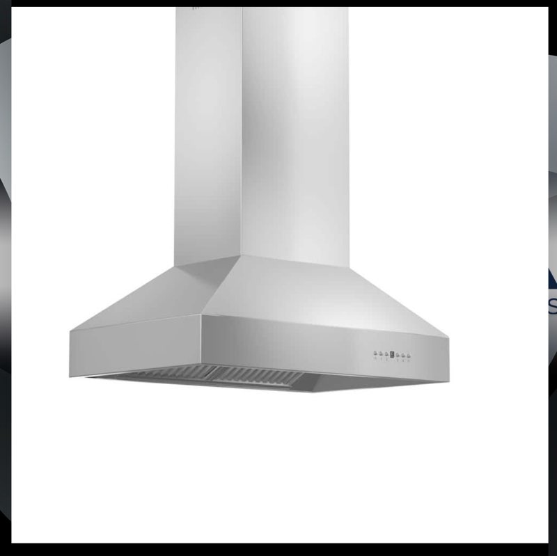(1 piece only) 48 in. 700 cfm ducted island mount range hood in outdoor approved stainless steel
