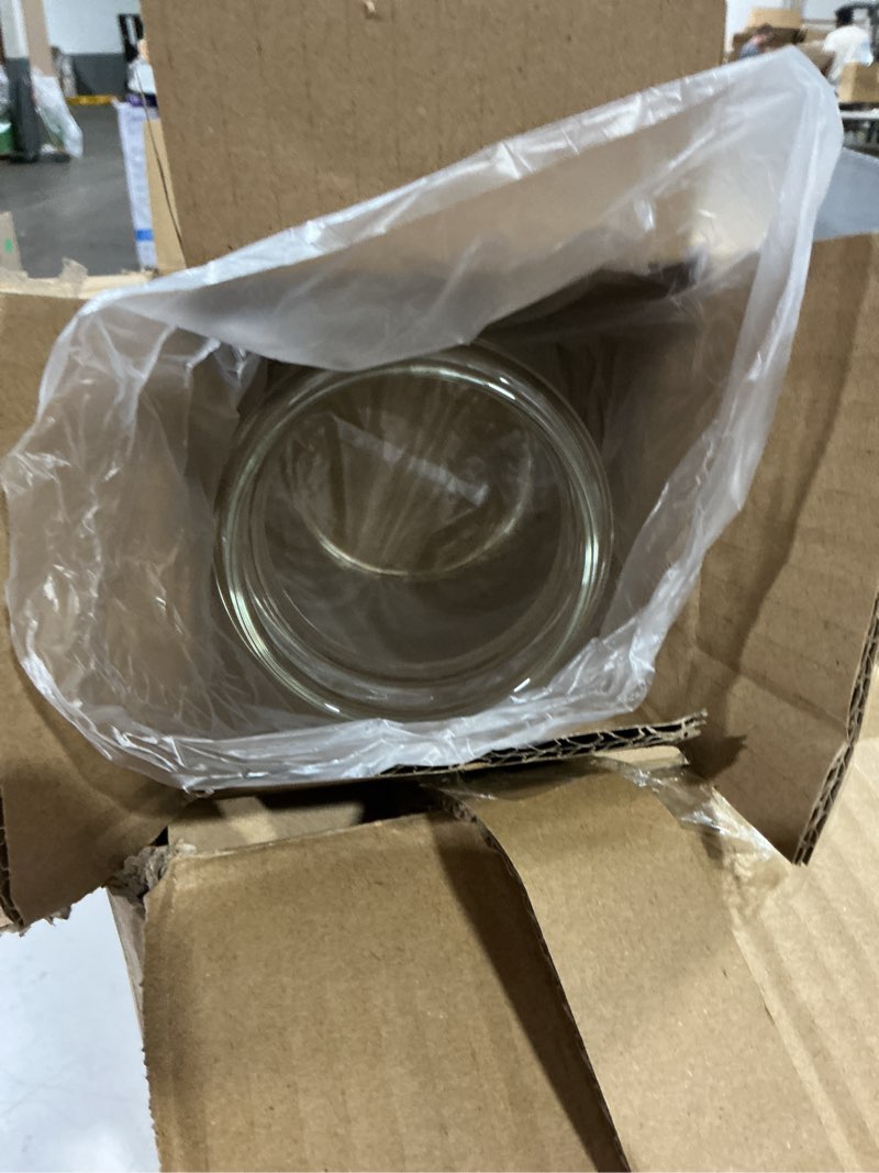 Condition photo showing Good Condition for kichler brinley 24" 3-light bathroom vanity light fixture with clear glass in champagne bronze, modern farmhouse mason jar style for mirror lighting (24" w x 10.25" h), 45689cpz
