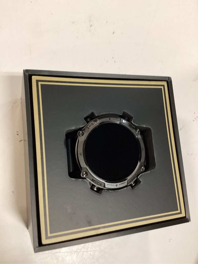 Condition photo showing New/Like New for 2026 smart watch for men, standalone gps & offline maps, 5atm waterproof, 1.43" amoled, 4gb ram, 178 sports modes, compass, heart rate/spo2/stress/all-day sleep monitor, compatible android ios black