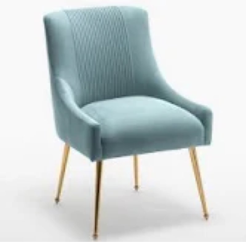 elian velvet side chair dining chair