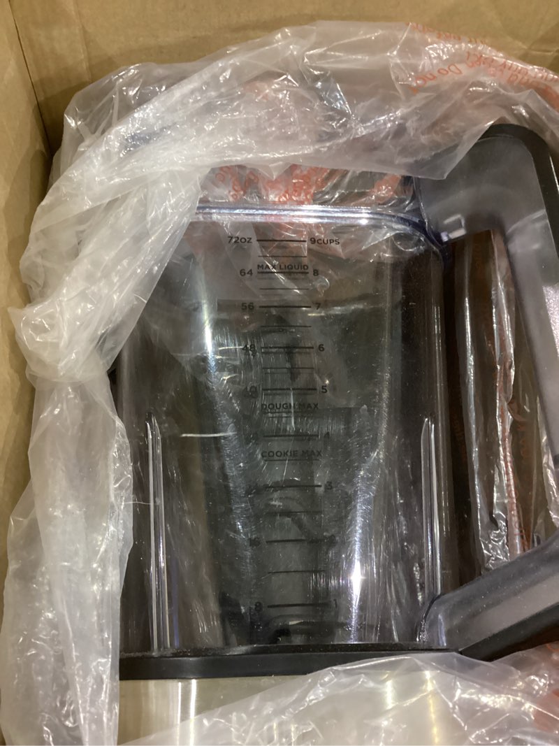 Condition photo showing As Is for Ninja BN701 Professional Plus Blender, 1400 Peak Watts, 3 Functions for Smoothies, Frozen Drinks & Ice Cream with Auto IQ, 72-oz.* Total Crushing Pitcher & Lid, Dark Grey 64 oz. Blender + Total Crushing Pitcher