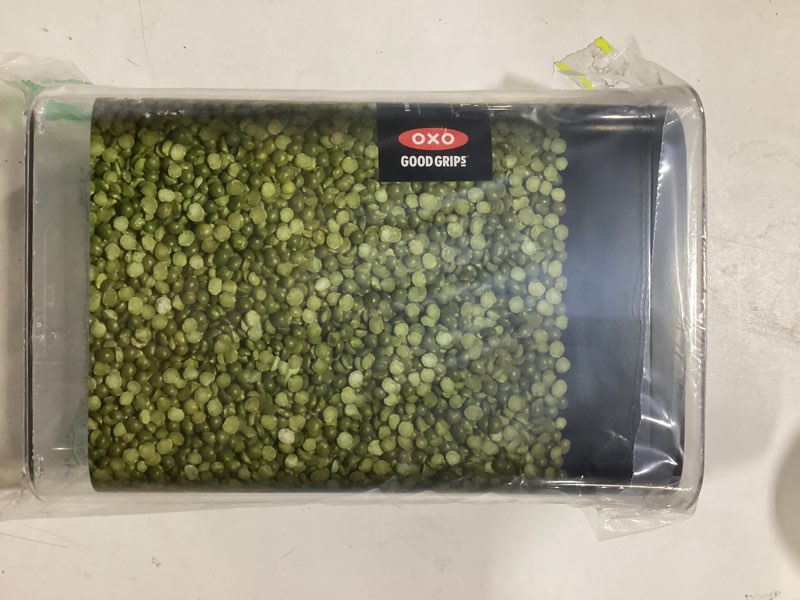 Condition photo showing As Is for (Missing lid) OXO Good Grips POP Container - Rectangle Medium 2.7 Qt 2.7 Qt - Rectangle - Rice