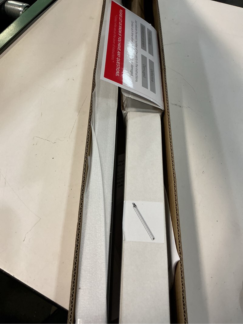 Condition photo showing New/Like New for ceakian 36" concealed sliding barn door hardware kit with soft close mechanism for 28in passage opening, hidden sliding door hardware, trackless rails, wall mount for interior wooden doors (no door) 36'' hardware kit