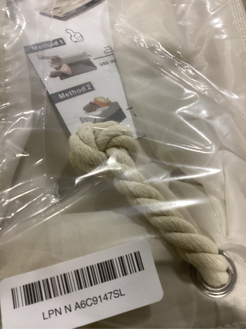 Condition photo showing New/Like New for LordCom Storage Bins with Sturdy Cotton Handles(3 Pack), Fabric Storage Baskets for Organizing use for Office & Home, Book, Clothes, Toys, Closet Boxes(Medium, Pink-White, 14.2x10.2x7.1 inches) Pink-White Medium-3Pack