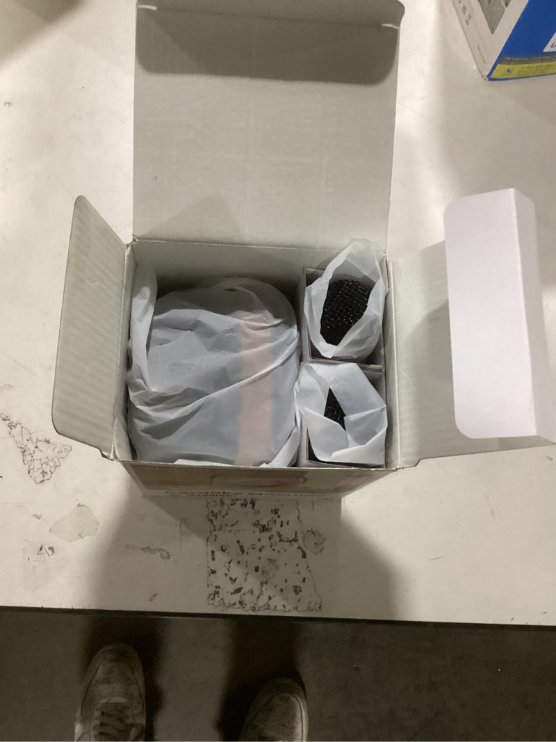 Condition photo showing Good Condition for Mini Karaoke Machine, Portable Bluetooth Karaoke Speaker with 2 Wireless Microphones and Party Lights for Kids and Adults, Birthday Gifts for Girls Boys Family Home Party (Rose Gold) Rose Gold 2 Mics