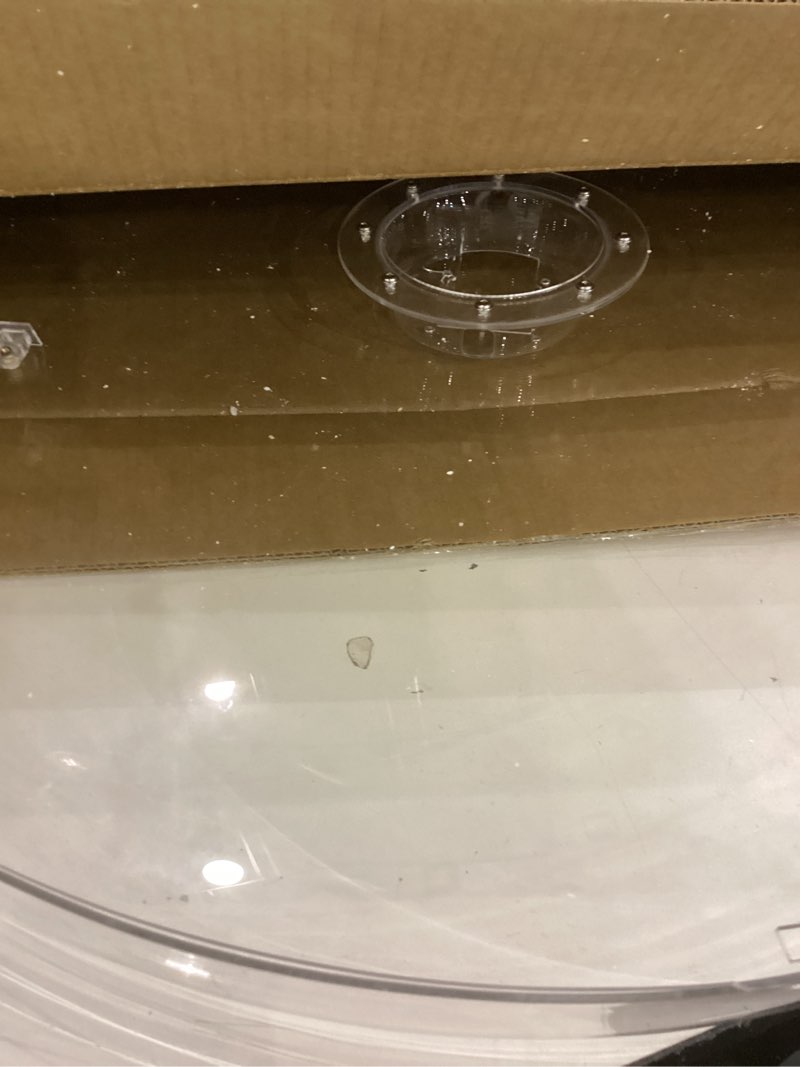 Missyou 3D HologramFan Cover MSBHZ-YY70-S4 for 22" 23.6" 25.6" 27.5" Fans, Clear Acrylic Dustproof D