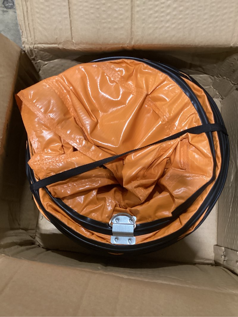 Condition photo showing Good Condition for 10inch × 16ft pvc duct hose protable hvac duct hosing for utility blower fan flexible duct hosing with d-ring & ajustable rope 10in × 16ft
